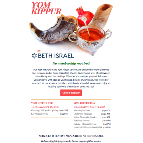Yom Kippur Services